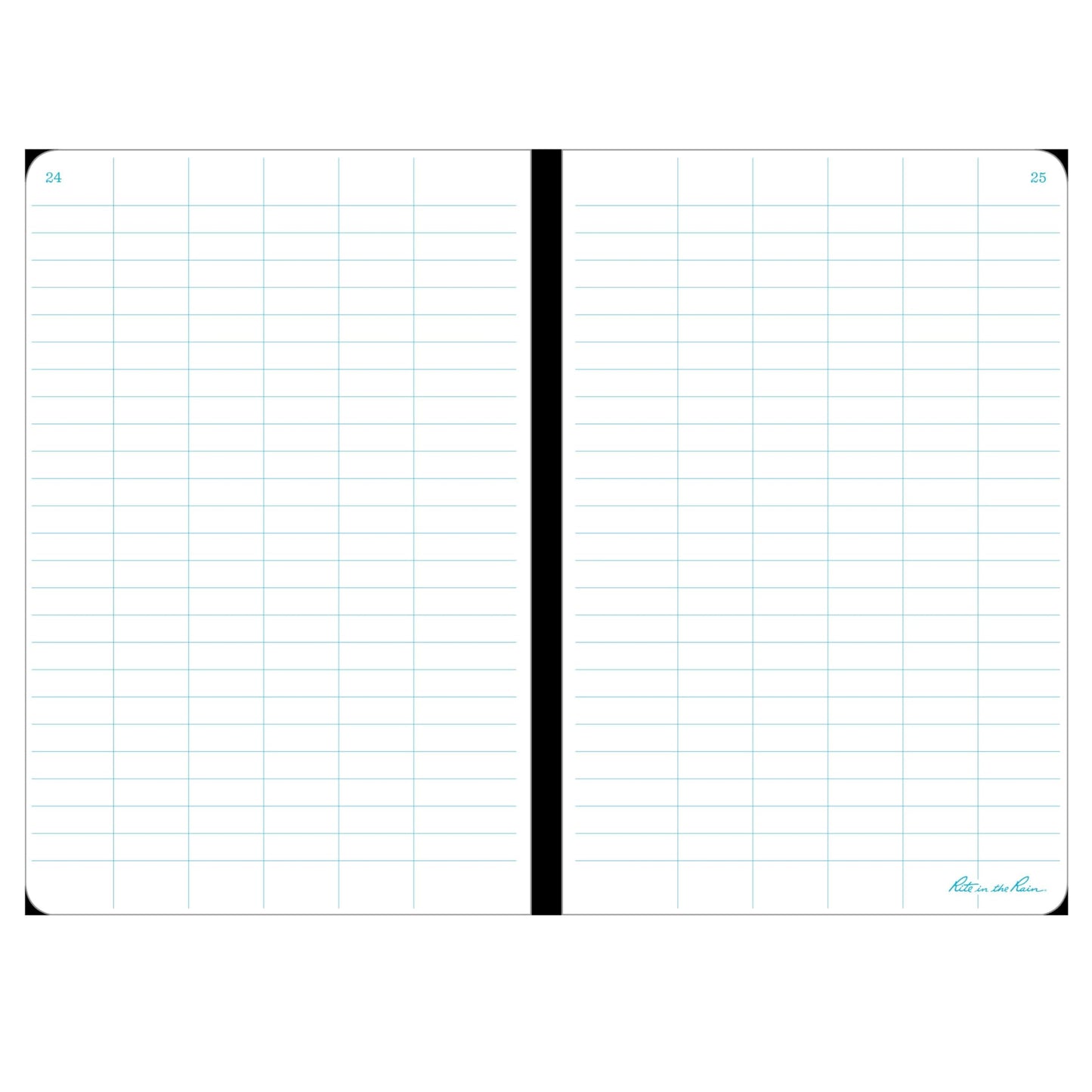 Rite in The Rain All-Weather Stapled Notebook, 4 5/8" x 7", Yellow Cover, Level Pattern, 3 Pack (No. 311FX)