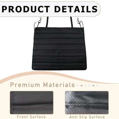 Rear Bumper Protector Mat for Car, Bumper Guard Cover, Dog Cargo Mat Prevent Scratches, Foldable Non-Slip Trunk Mats for Cars, SUV, Pickup Trucks and Floor (Black)