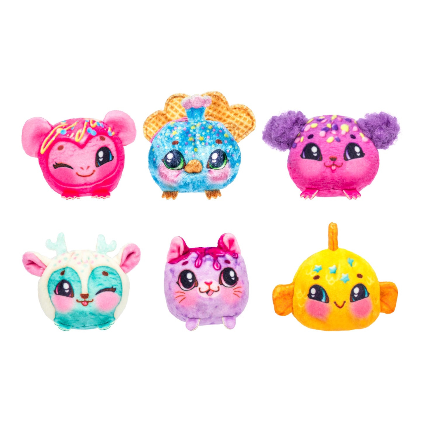Cookeez Makery Yum Yumz Collector's Case, A Giant Ice Cream Case That Can Store 36 Yum Yumz! Includes 6 Exclusive Plush Plus A Fun Sticker Sheet To Decorate With, Play, Display And Store Away