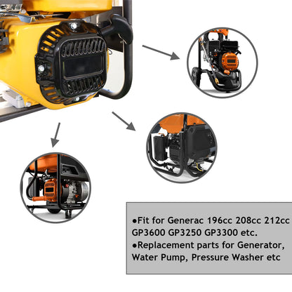 WOTIAN Pull Start Assembly Compatible with Generac 0J08071SRV 196cc 208cc 212cc GP3300 Generator Parts Homelite Recoil Starter Replacement GP3600 Part# 0J08070SRV 0J08074SRV