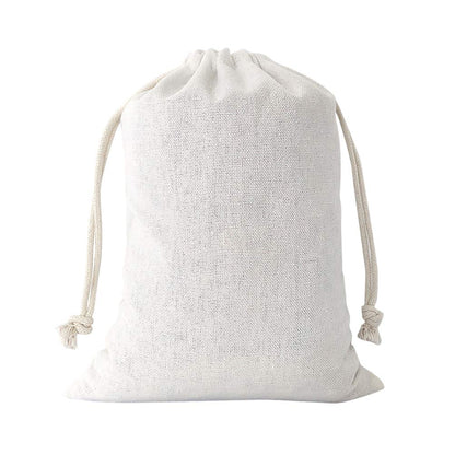 SumDirect 20Pcs Cotton Muslin Bags,White Large lightweight Gift Bags Breathable Pouches with Drawstring Reusable Packing Storage Bags for Wedding, Party, Birthday (15x20cm)