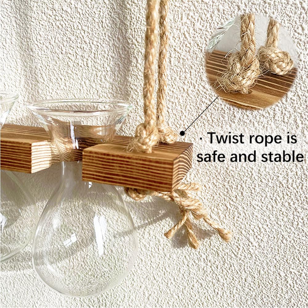 2 Tiered Plant Propagation Station,Hanging Propagation Station,Plant Propagation Station Wall Hanging,Gardening Gifts for Women