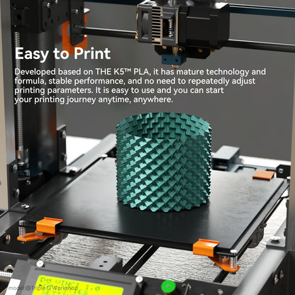 KEXCELLED Metallic PLA Filament 1.75mm, Hunter Green Metal 3D Printer Filament PLA,Silk Metal Glossy Shiny Surface,Dimensional Accuracy +/- 0.03mm,1kg Reusable and Removable Spool