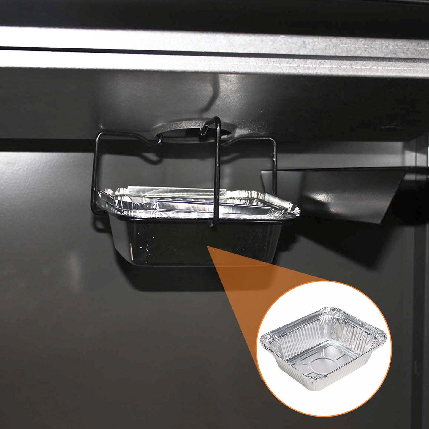 BBQ Grill Drip Pan Liners for Napoleon BBQ Parts Prestige 500, Grill Drip Pan Liners for Napoleon Prestige and Rogue Series Parts, Aluminum Grease Pan Liners for Napoleon BBQ Accessories