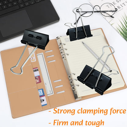 48Pcs Binder Clips(2 Inch), Large Binder Clips Heavy Duty Paper Clamps for Office and Home Supplies