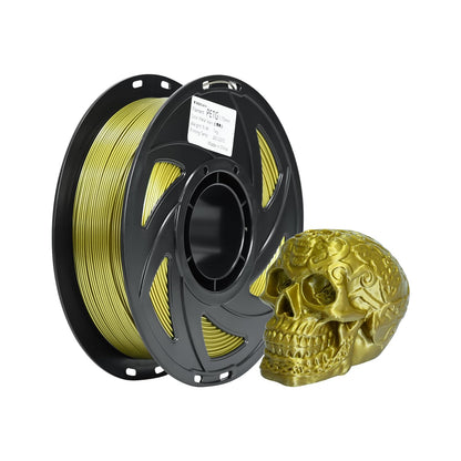 TRONXY Khaki PETG Filament 1.75mm for 3D Printers, Metallic Gloss 3D Printer Filament 1KG Spool (2.2lbs), Dimensional Accuracy +/- 0.03 mm(Bronze Gold)