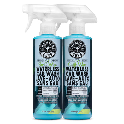 Chemical Guys Swift Wipe Sprayable Waterless Car Wash, Easily Clean - Just Spray & Wipe, Safe for Cars, Trucks, Motorcycles, RVs & More, 473 ml (2 Pack)