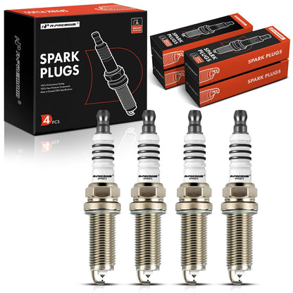 A-Premium Iridium Spark Plug Compatible With Hyundai Elantra 2011, Accent, Veloster 2012-2017 & Kia Soul, Rio, 1.6L 1.8L, Pack of 4