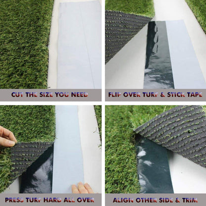 LLPT Artificial Grass Seam Tape 6” x 40 Ft Heavy Duty Adhesive Outdoor Indoor Lawn for Carpet Grass Mat Turf Seam Jointing (AG640)