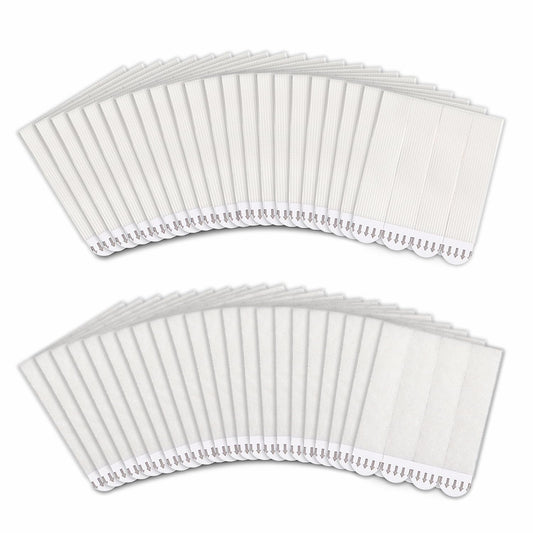 60-Pairs(120 Strips) Large Picture Hanging Strips Heavy Duty, Removable Hook and Loop Tape, Picture Hanger Damage Free, Waterproof Adhesive Strips for Frame Hanging