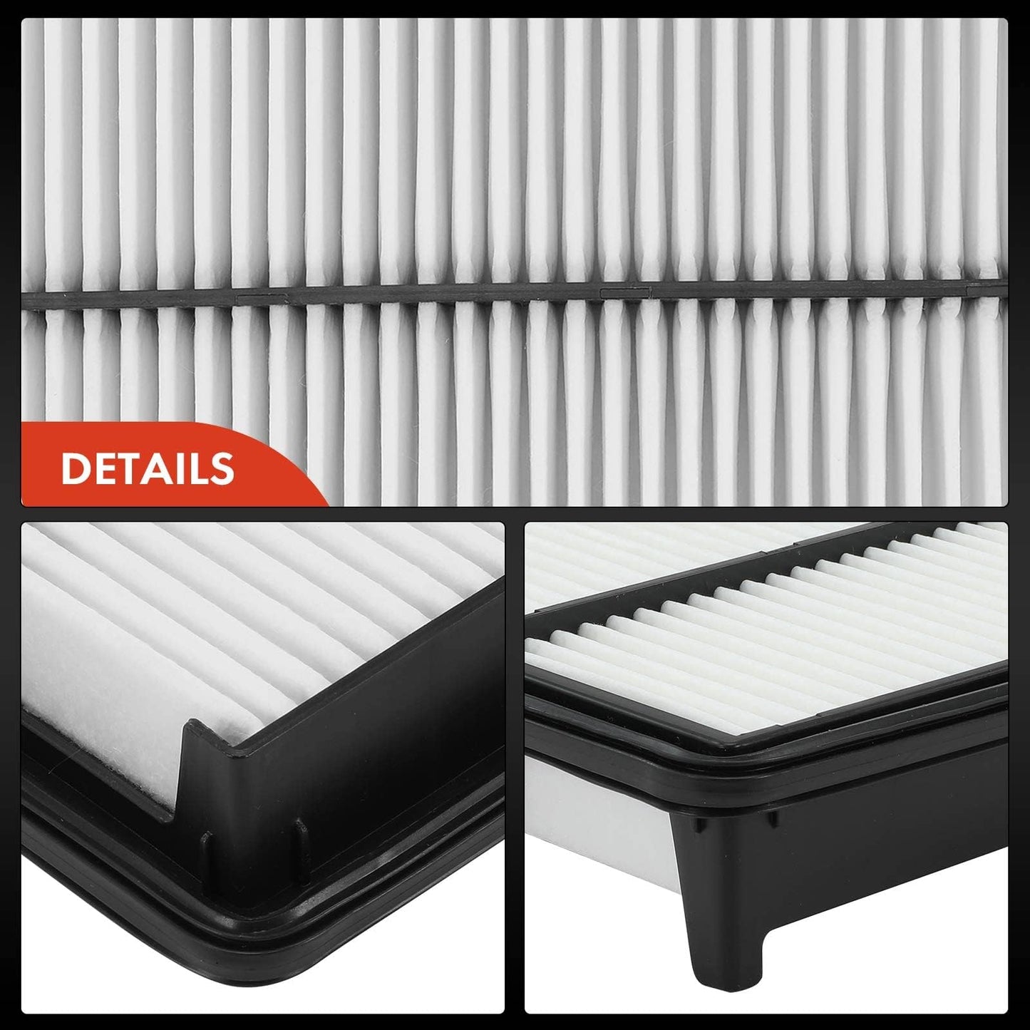 A-Premium Engine Air Filter Compatible with Honda CR-V CRV 2015 2016, L4 2.4L, Replace# 172205LAA00