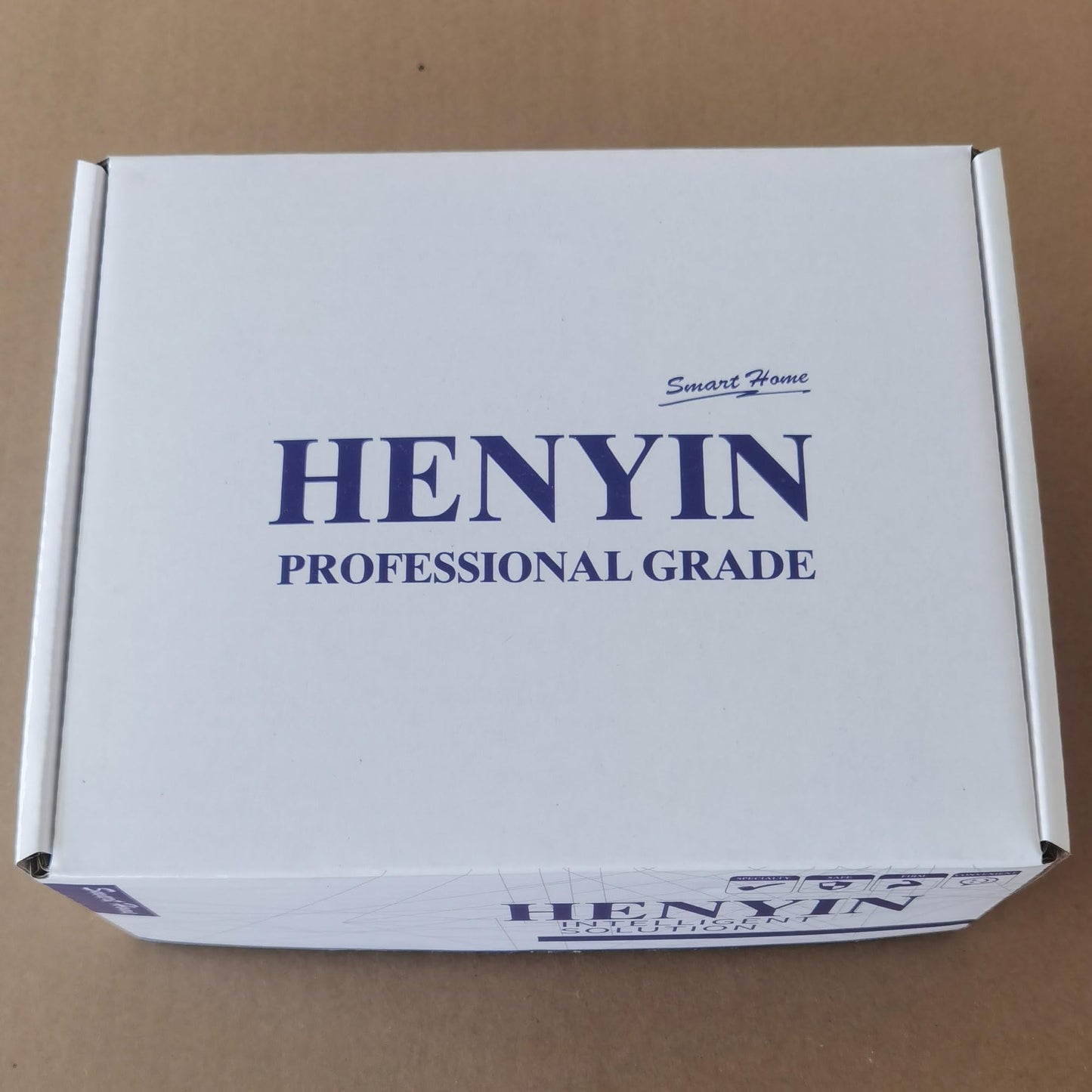 1 Pack of HENYIN Wave Lever Keyed Entry Door Lock/Door Knob Hardware Handle and Closet Lockset, Silver Color, with Key,Right Hand(805SN-R)