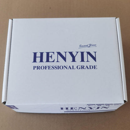 1 Pack of HENYIN Wave Lever Keyed Entry Door Lock/Door Knob Hardware Handle and Closet Lockset, Silver Color, with Key,Right Hand(805SN-R)