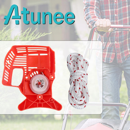 Atunee Recoil Starter Assy with Rope for Stihl FC55 FS38 FS45 FS46 FS55 FC55 HL45 KM55 Trimmers, FS38 Recoil Rewind Pull Starter Assembly Replace 4140 190 4009