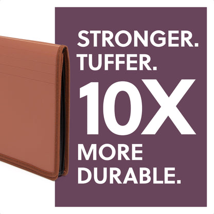 Smead Tuff Premium Poly Wallet, Accordion File Organizer for File Folders, Legal Size, 5-1/4 inch Expansion, Office Supplies, Document Organizer (73789)