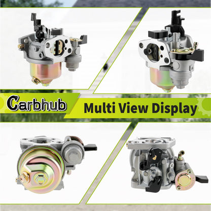 Carbhub GX160 Carburetor for Honda GX120 GX140 GX160 GX168 GX200 5HP 5.5HP 6.5HP Engine with Air Filter Spark Plug Fuel Filter Replaces 16100-ZH8-W61 16100-ZE1-814 16100-ZE1-825