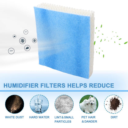 Upgraded HFT600 Filter T Humidifier Wick Filter Compatible with Honeywell HEV615, HEV620, Compatible with Honeywell Humidifier Filter T, Replace Part HFT600T, HFT600PDQ Super Thick 1.5inch, 4 Pack