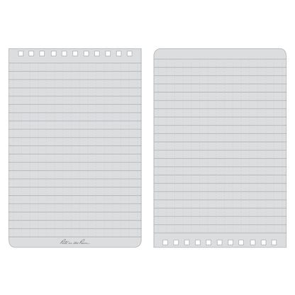 Rite in the Rain Weatherproof Top Spiral Notebook, 4" x 6", Orange Cover, Universal Pattern, 3 Pack (No.OR46-3)