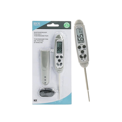 Bios Professional - Waterproof Pocket Thermometer (DT131) Grey