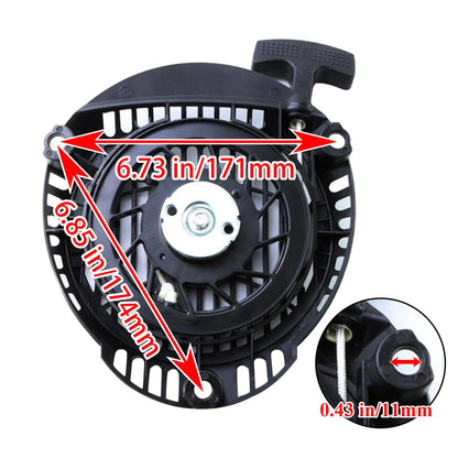 WOTIAN Recoil Starter Compatible with Kohler XT675 XT650 XT775 XT800 6.5 7.75 8.0 HP 149cc 173cc Engine Toro Lawn Mower Pull Start Assembly with Handle, Pull Cord Replaces 1416520 14165 20S 1416520-S