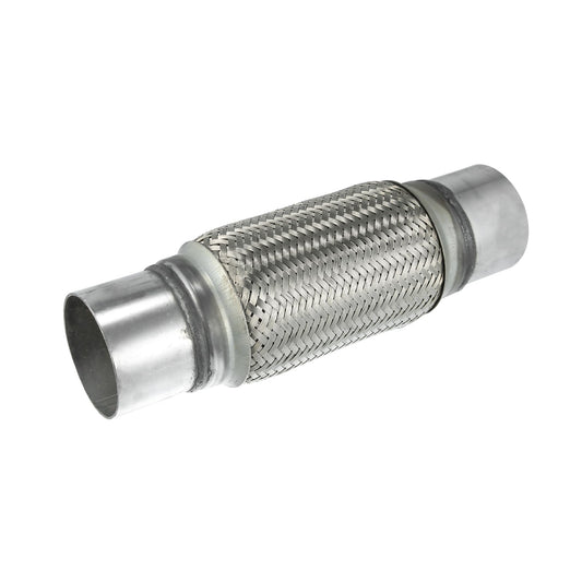 ACROPIX 3"x8"x11.81" Car Exhaust Flexible Pipe Tubing Universal Exhaust Joint with Welding Extension Pipe Stainless Steel Silver Tone Car Parts