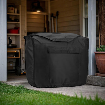 Waterproof Universal Generator Cover for Most Portable Generators 2000-3500 Watt EU2200i EU3200, Heavy Duty Thicken 600D Polyester,Weather and UV Resistant(23 x 13 x 18 inch-Black)