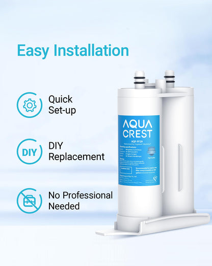 AQUA CREST Replacement for Frigdaire® & Electrolux® WF2CB®, PureSource2®, FC100, NGFC 2000, 9916, 469916, 469911, EWF2CBPA®, Refrigerator Water Filter
