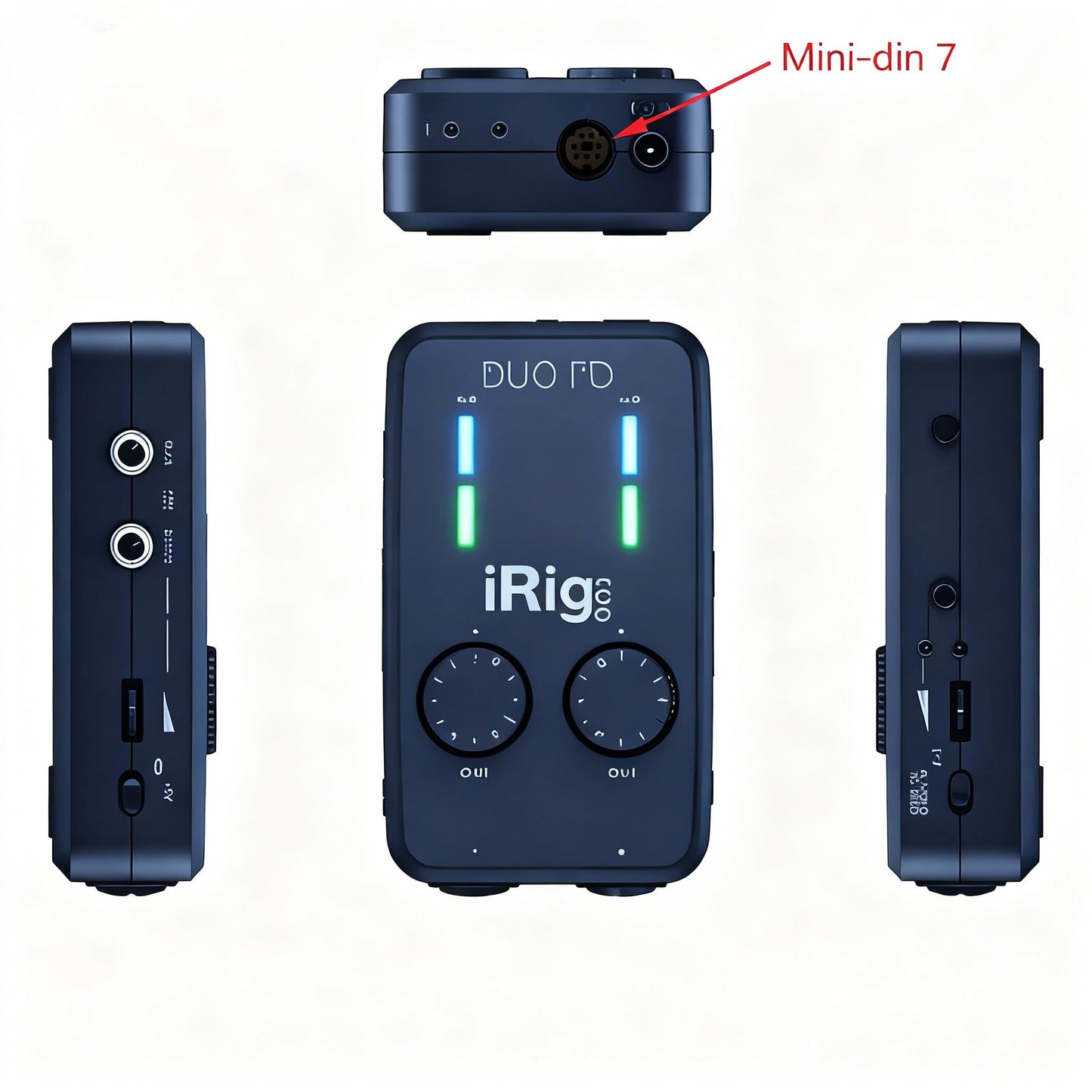 Xiusiyt USB-C to Mini-din 7 Male Cable for IK Multimedia iRig Series, iRig HD,iRig HD-A,iRig Keys, iRig I/O 25/49,iRig MIDI 2 Pro,iRig Pro Duo,iRig Pro I/O Stream(USB-C,5.9FT)