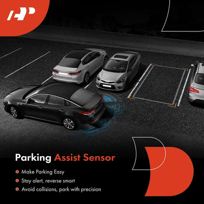 A-Premium 4-PC Rear Reverse Backup Parking Aid Assist Sensor Compatible with Select Ford, Lincoln & Mercury Models - F150 F250 F350 F450 F550 Super Duty, Explorer, Escape, Navigator, Mariner