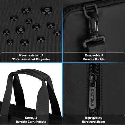 RAINYEAR 15.6 Inch Laptop Bag for Men Women, Waterproof Expandable Laptop Shoulder Bag Large Capacity Computer Carrying Bag Briefcase