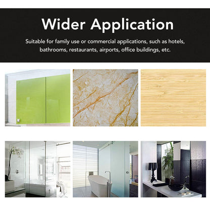 Tissue Dispenser, Single-Roll Jumbo Toilet Paper Dispenser Commercial or Home Use Wall Mount Dispenser for Hotel Bar - Black