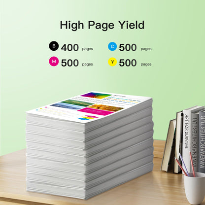 126 Ink Cartridges Replacement for 126 Ink Cartridges 126 T126 to use with Workforce 435 520 545 635 645 WF-3520 WF-3530 WF-3540 WF-7010 WF-7510 WF-7520 Stylus NX430 Printer (5 Pack)