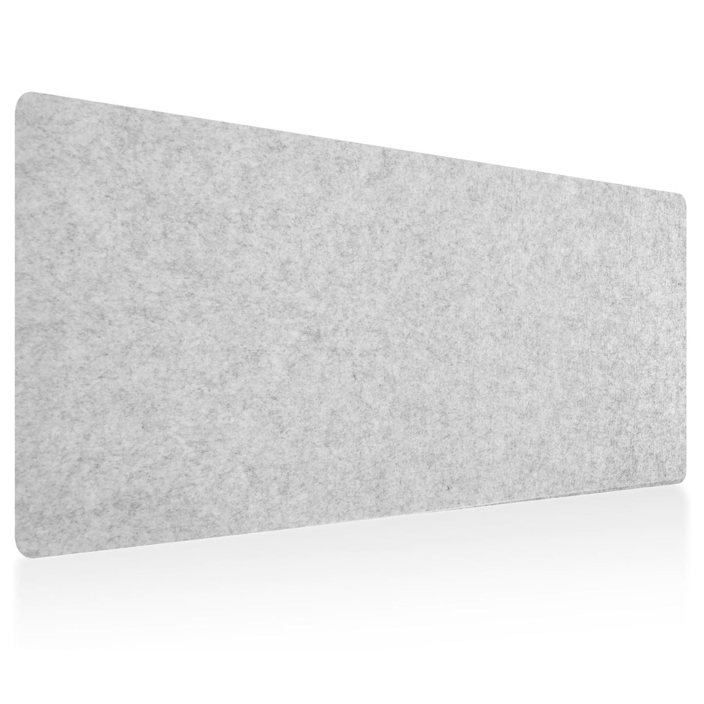DAWNTREES Desk Mat, 40''x16'' Extra Large Felt Mouse Pad, Keyboard Mat,100X40cm Desk Pad Protector for PC,Computers, Laptops, Office and Home (Light Gray)
