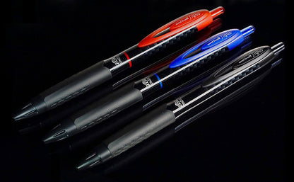 Uni-Ball 307 Retractable Gel Ink Pens, Medium Point 0.7mm, Pack of 6 (Blue)