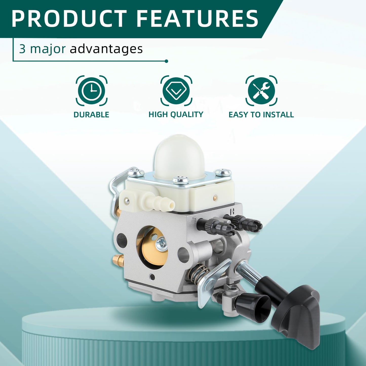 AUTOKAY 4241-120-0632 Carb Carburetor for Stihl BG56 BG56C SH56 Leaf Blower Replace for ZAMA C1M-S260B C1M-260