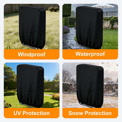Zero Gravity Chair Cover, Waterproof Outdoor Folding Chair Cover, All Weather Anti Gravity Chair Covers for Folding Chairs, Patio Chair Covers with Storage Bag, 28"W x 43"H, 2 PCS