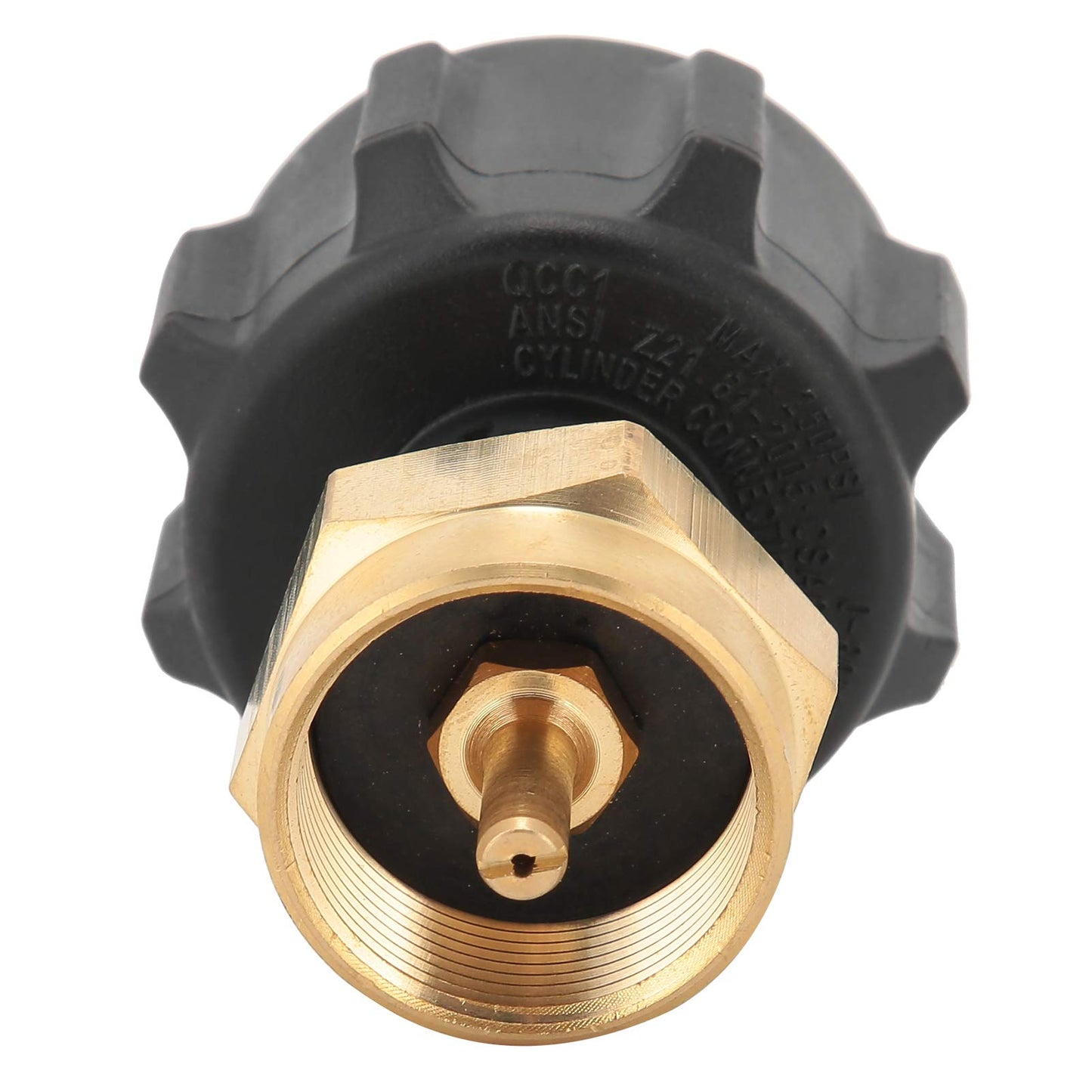 Refill A, 20 Lb QCC 1 to Cylinder for 20LB QCC1 1LB Cy R Regulator Valve Grill Connectors Hoses Filling Connector Steel