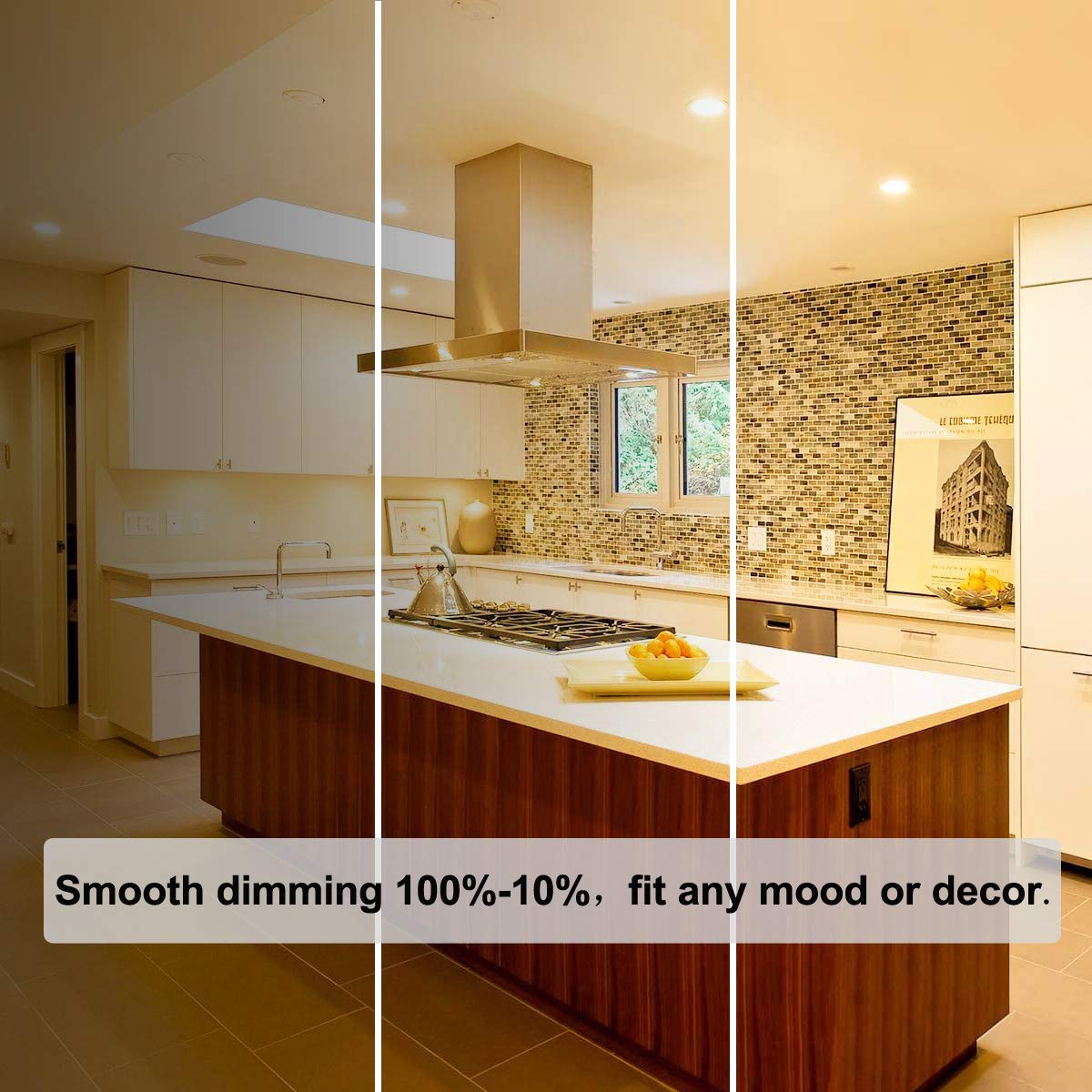 Vinaco PAR16 Halogen Bulb 39 Watt, 6 Pack High Output 350LM PAR16 Bulb（45w Equivalent, PAR 16 Flood 45W Warm White 2800K, PAR16 Dimmable with E26 Base, Halogen 45W PAR16 Long Neck for Ceiling Light