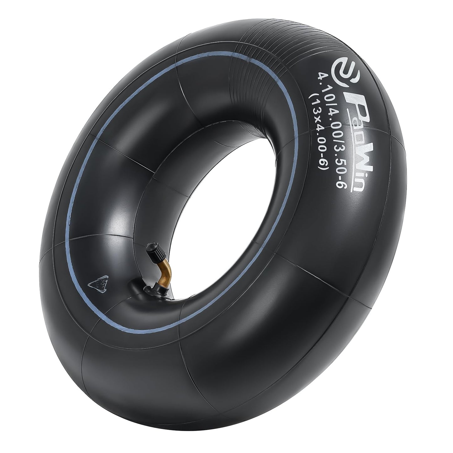 2 PCS 4.10/4.00/3.50-6 (13 x 4.00-6) Replacement Heavy Duty Inner Tube with TR87 Bent Valve Stem Compatible with Wheelbarrows, Mowers, Hand Trucks and More 3.50-6 4.00-6 4.10-6 Tire Tubes(T-025)