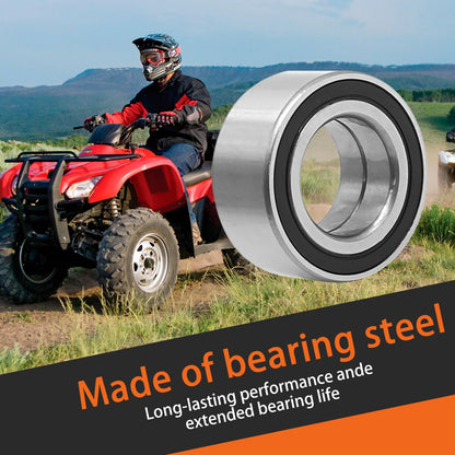 UOIENRT Front Wheel Bearings and Seals, Replacement for Honda Rancher 350 TRX350 FE/FM Rancher 420 TRX420 Rancher 400 TRX400 FGA/FA 2000-2014, Replces 91051-HC5-003 91209-HN2-003