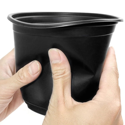 110 Pcs 0.5 Gallon Plant Nursery Pots Flower Pot Plant Seed Starting Containers 110 Pcs Labels for Flower Seedling Container Flexible Pots Flower Planter Succulents Seedlings Cuttings Transplanting