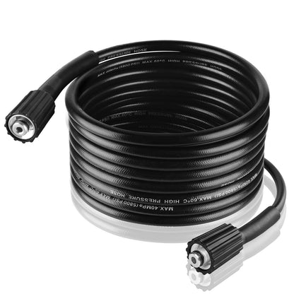Pressure Washer Hose 25 FT×1/4", Kink Resistant Replacement Power Washer Hose, M22-14mm Female Thread, High Pressure Washer Extension Hose for Most Bands, 1500-2500 PSI