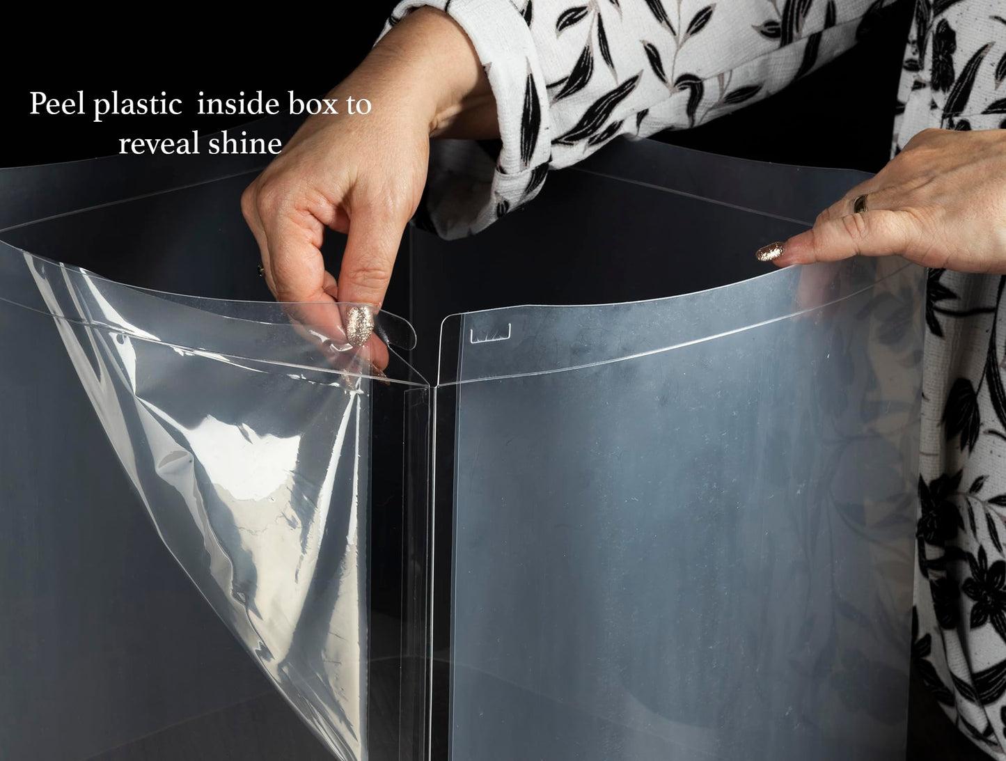 Doppelia 2 Pack Cake/Gift PET Tall Clear Box - 10" X 10" X 9" Carrier With Lid & Ribbon, Transparent Display Container For Birthday, Wedding, Anniversary