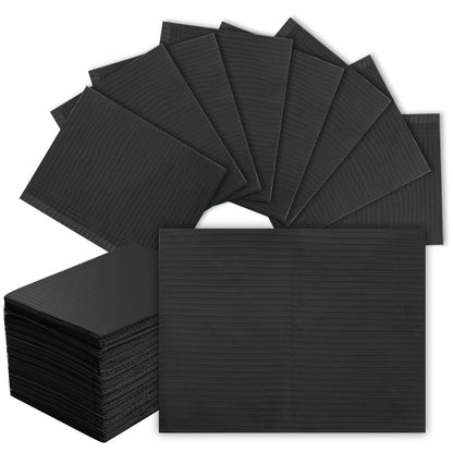 Rayyl Dental Bibs 125Pcs Disposable - Professional Waterproof Tattoo Supplies, Absorbent Table Covers & Beauty Procedure Pads | Multi-Use for Piercing, Eyelash Extensions, Skin Protection Hygiene Essentials