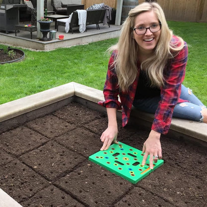 Square Gardening Tools,Novelty Garden Square Template Seed Spreader | Soil Spacer Garden Tools,The Original Seed Planting Template for Square Foot Gardens,Bigger Harvests