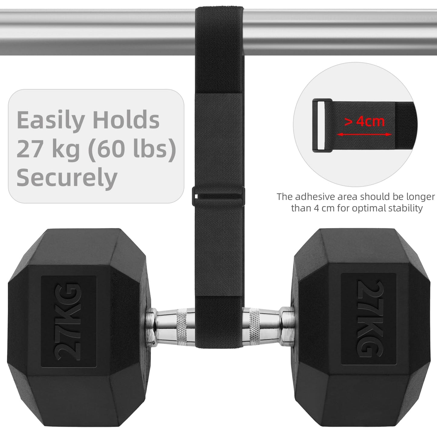 Trilancer 10M x 5CM Heavy Duty Hook and Loop Straps with 30 Buckles – Adjustable, Cut-to-Length, Reusable Cinch Straps for Securing Cables, Hoses, Pipes, and More