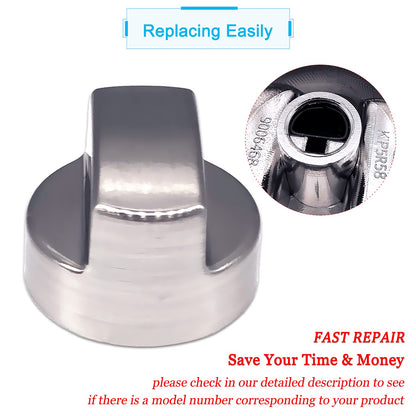 YMDparts Wolf Range Hood Knob Replacement 811195 805328 KIP5D44 5D44 B002MFNQ34 Ventilation Hood Knob for Sub-Zero Wolf (3 Pack)