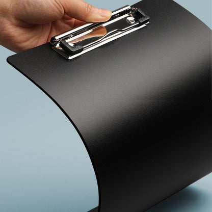 Plastic Clipboards, [Pack of 10] A4 Clipboard Folder with Secure Hold for Office & Classroom Supplies - Black
