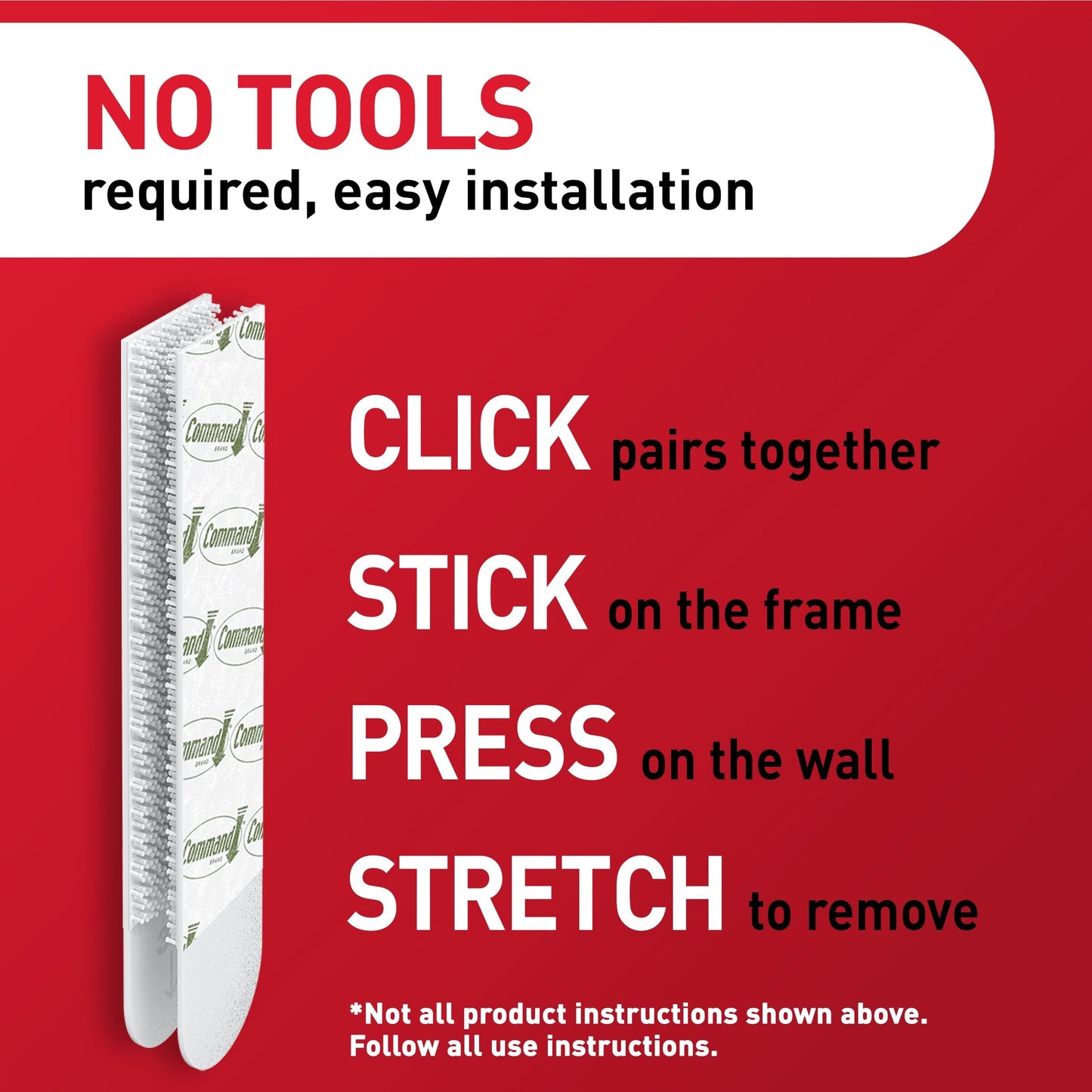 Command Narrow Picture Hanging Strips, Damage Free Hanging Picture Hangers, No Tools Wall Strips for Living Spaces, 12 White Adhesive Strip Pairs. Easy to Open Packaging (24 Strips)