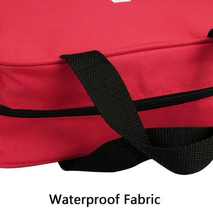 AOUTACC 3 Pack Nylon First Aid Empty Kit,Compact and Lightweight First Aid Bag for Emergency at Home, Office, Car, Outdoors, Boat, Camping, Hiking(Bag Only)